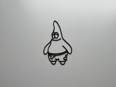 Patrick Wall Art #1 (Sponge Bob)