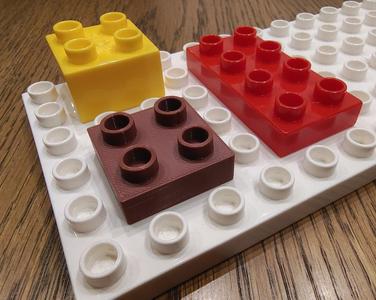 DUPLO compatible plate 2x2