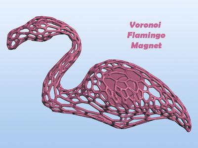 Flamingo Voronoi Magnet (parametric)