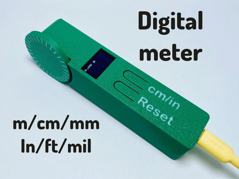 Digital Distance Counter with OLED Display