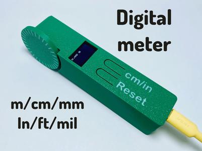 Digital Distance Counter with OLED Display