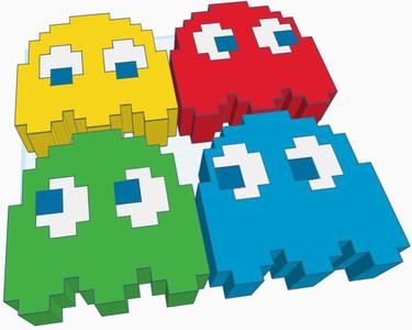 Ghost Lamp – 3D Printable Retro Ghost Light with Swappable Eyes