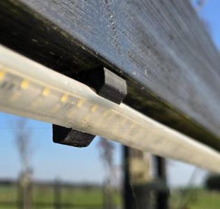 45 degree fence mount
