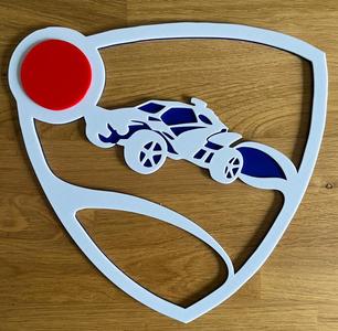 Rocket League Logo single piece