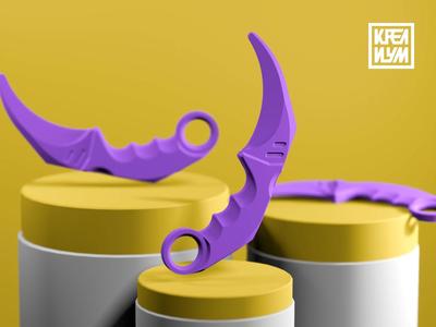 Karambit fidget toy