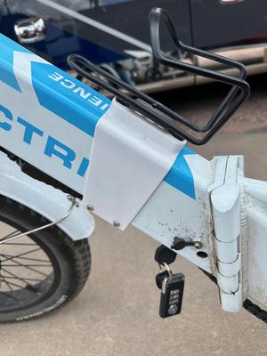 Water Bottle Holder Mount for a Lectric Bike