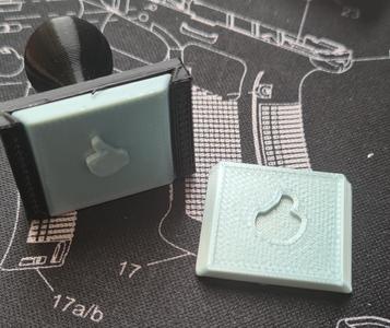Seal or stamp with cool shapes - Sceau ou tampon avec  des formes sympas