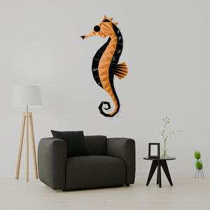 Geometric Seahorse Wall art