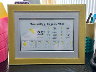PiMoroni Inky Impression 7.3 Picture Frame (2025 Edition - PIM773)