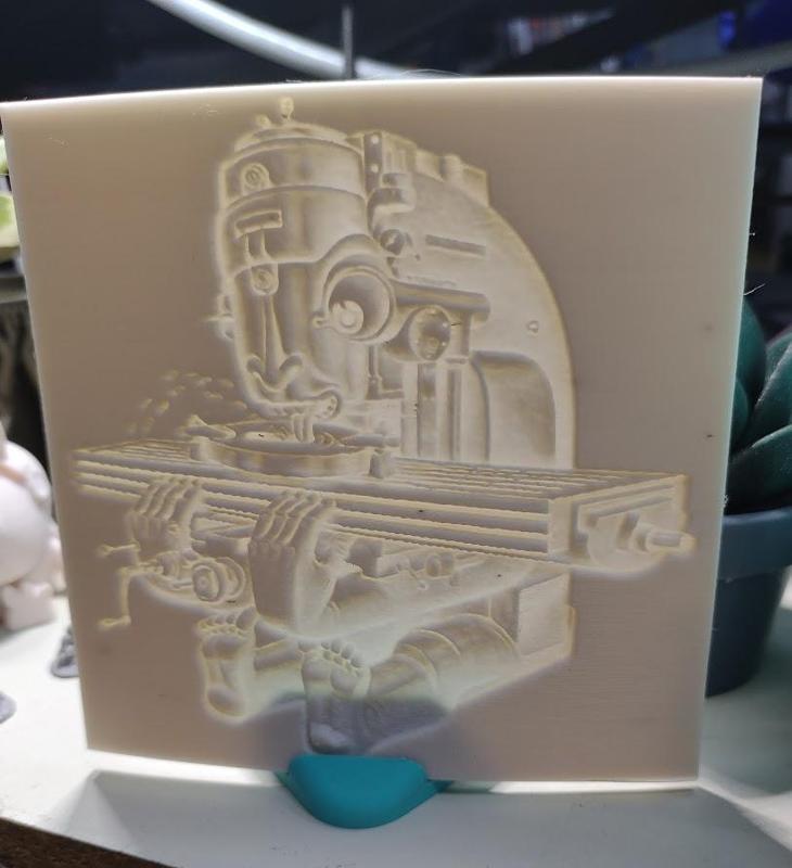 Minimal lithophane stand