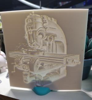 Minimal lithophane stand