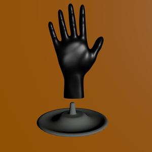 Hand Jewelry/Ring Holder With Base