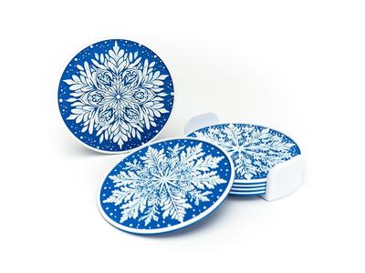 Snowflake Coasters