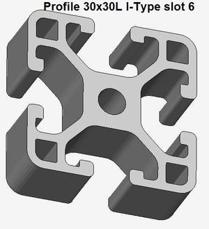 Aluminium Extrusion Profiles, 55 Typs STL files