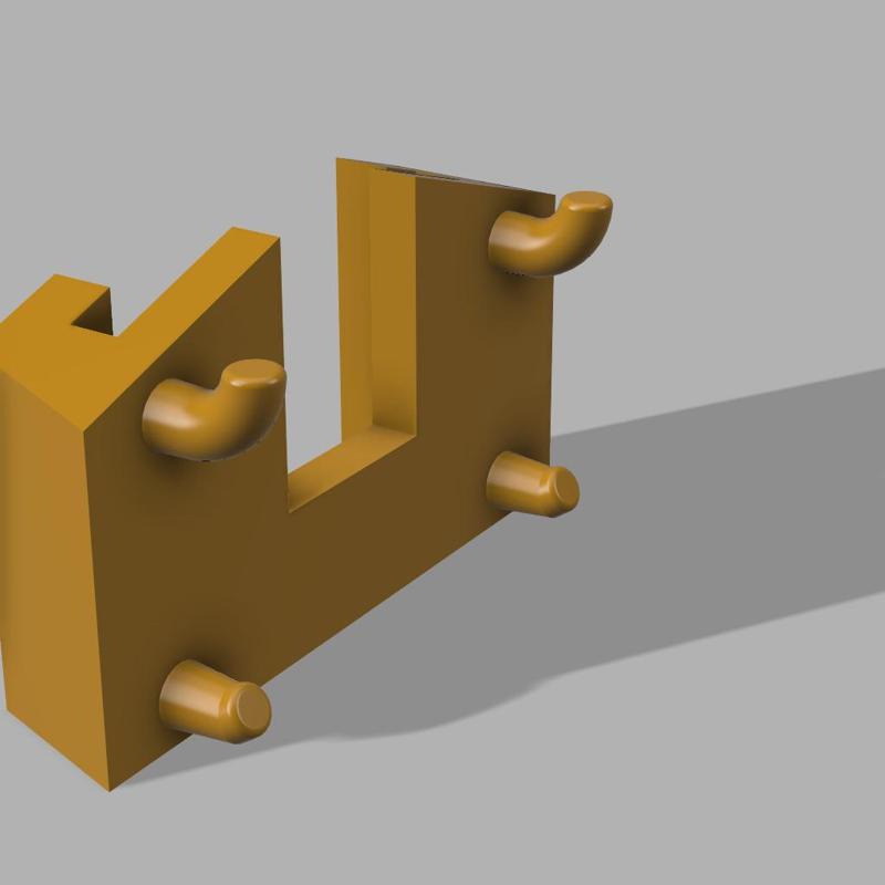 DeWalt 20v Battery Pegboard Mount