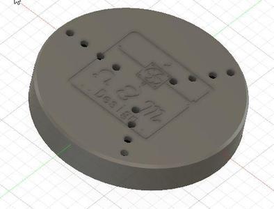 Drehteller / Turntable für Dot-Painting (flach) mit Kugellagern