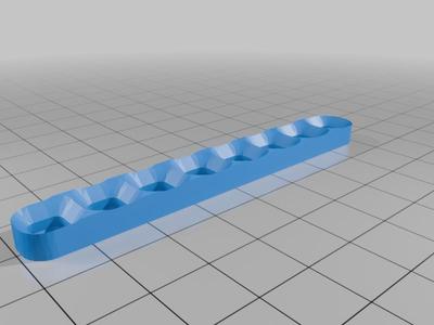 DecFinity 8x1 (80mm x 10mm) base plate