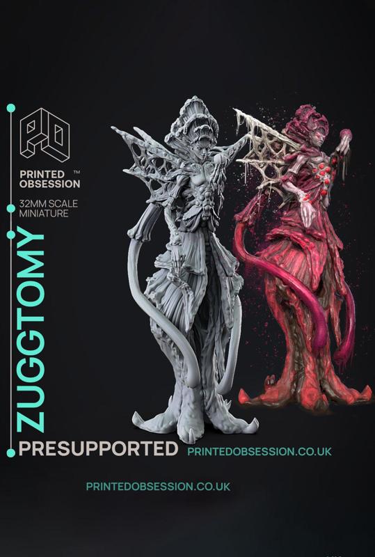 Zuggtmoy - The Spore Queen - PRESUPPROTED - 32mm scale 