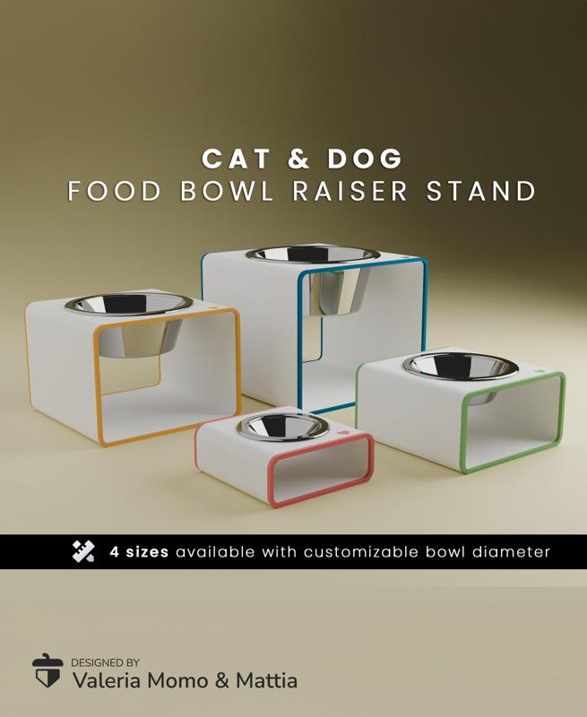 Cat & Dog Food Bowl Raiser Stand Ø
