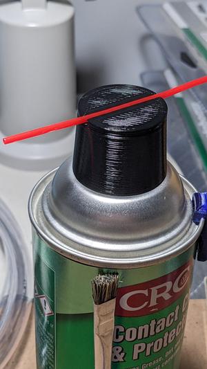 Aerosol spray can replacement cap