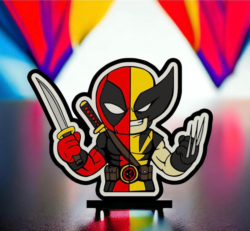 Deadpool x Wolverine LED Lamp