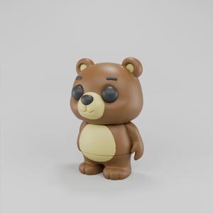 Flexy Bear Figurine + Keychain