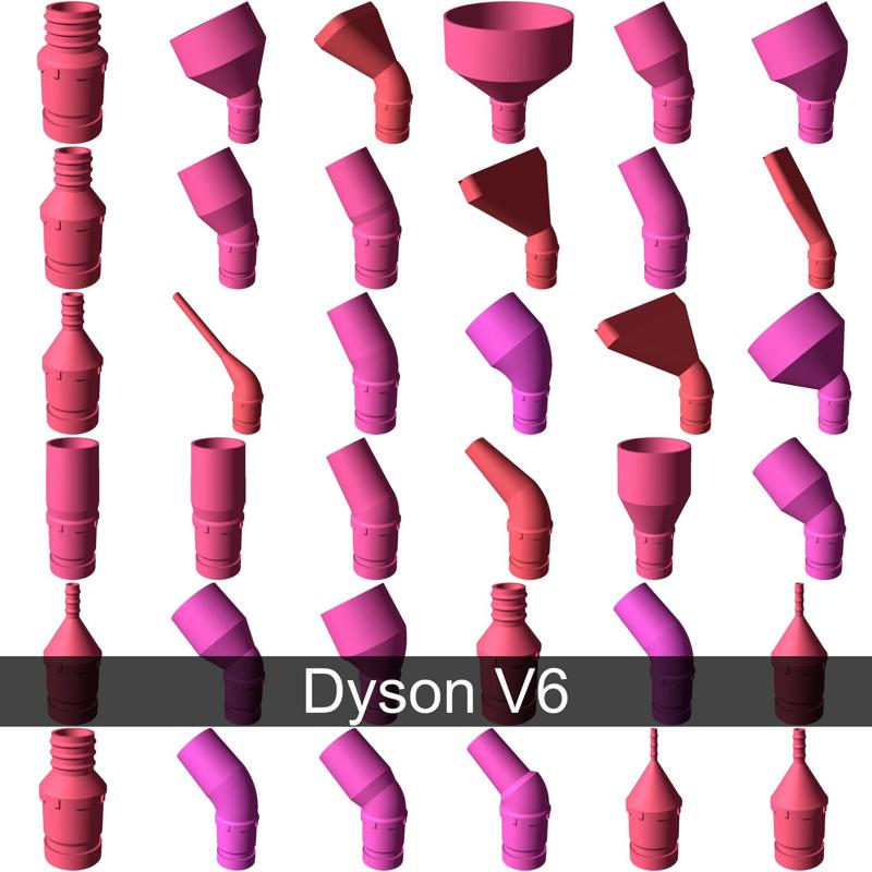 Dyson V6 hose attachments and nozzles