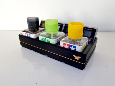 Gridfinity Tamiya Station Aesthetic Black&Gold