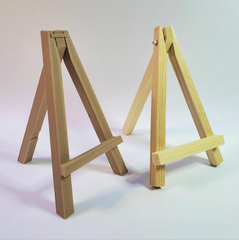 Print-In-Place Miniature Easel :: Art & Hobby Display Stand