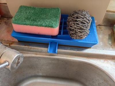 刷锅工具沥水架(Pot scrubbing tools draining rack)