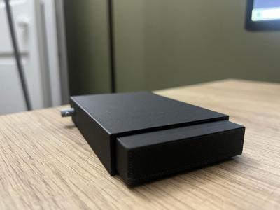 Secure Simple Sliding Box with Locking Travel Pin
