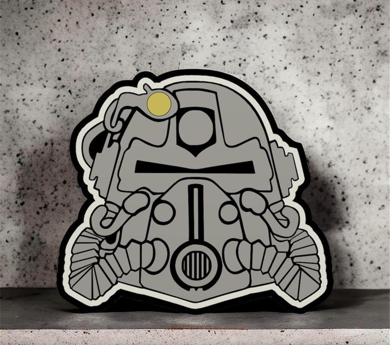 Fallout Brotherhood Of Steel LED Lamp