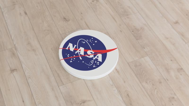 Shopping cart coin Nasa