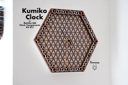Kumiko Clock - Clock Components Kit 011- Foxwood