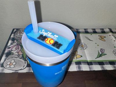 Softball Mom - Stanley 40oz Lid Topper
