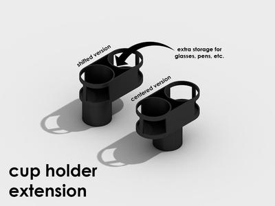 cup holder extension
