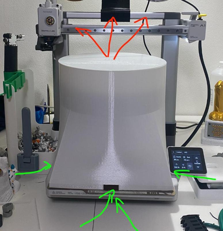 A1 Filament dryer for the printer (V7)