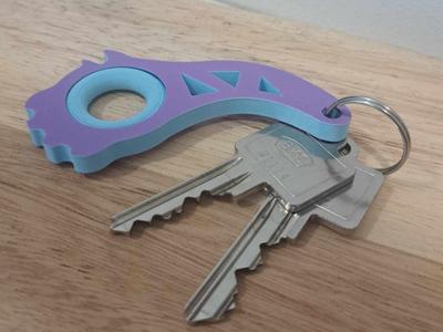 Keyrambit / keychain ADHD Spinner / fidget