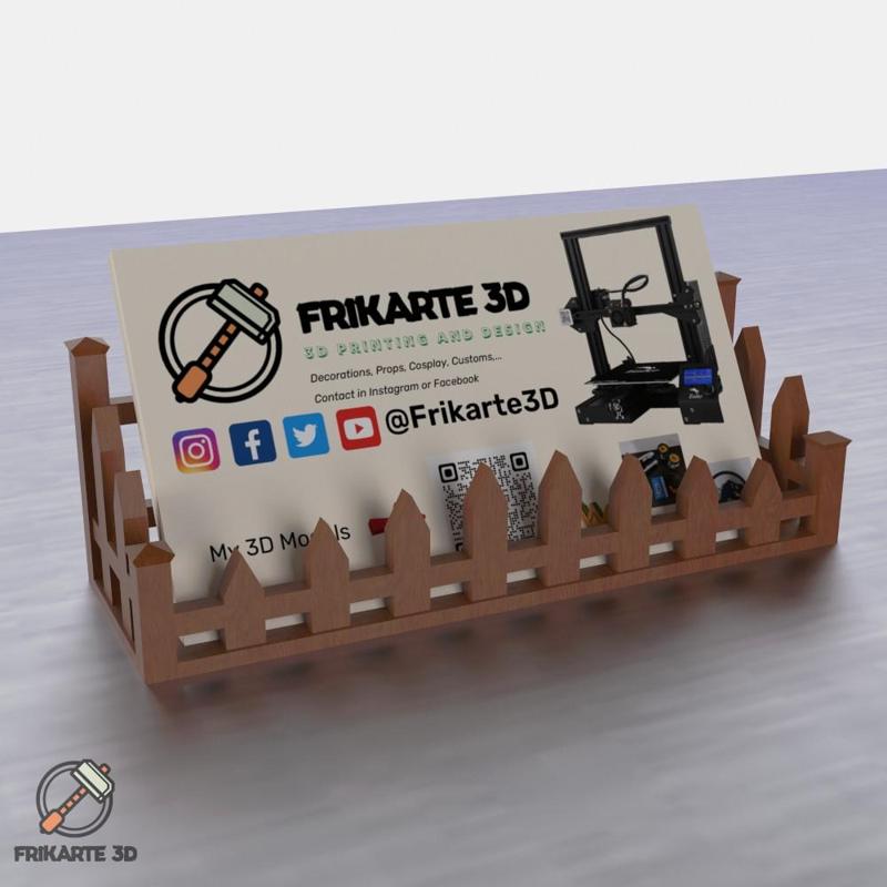 Fence Business Card Holder