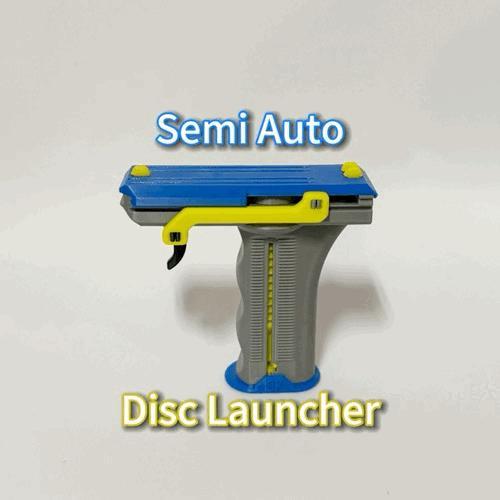 Disc Launcher Semi Auto Rapid Fire Print-in-Place 
