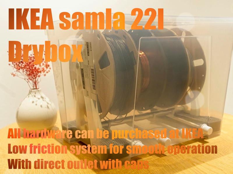 Drybox IKEA samla 22l direct connection to printer
