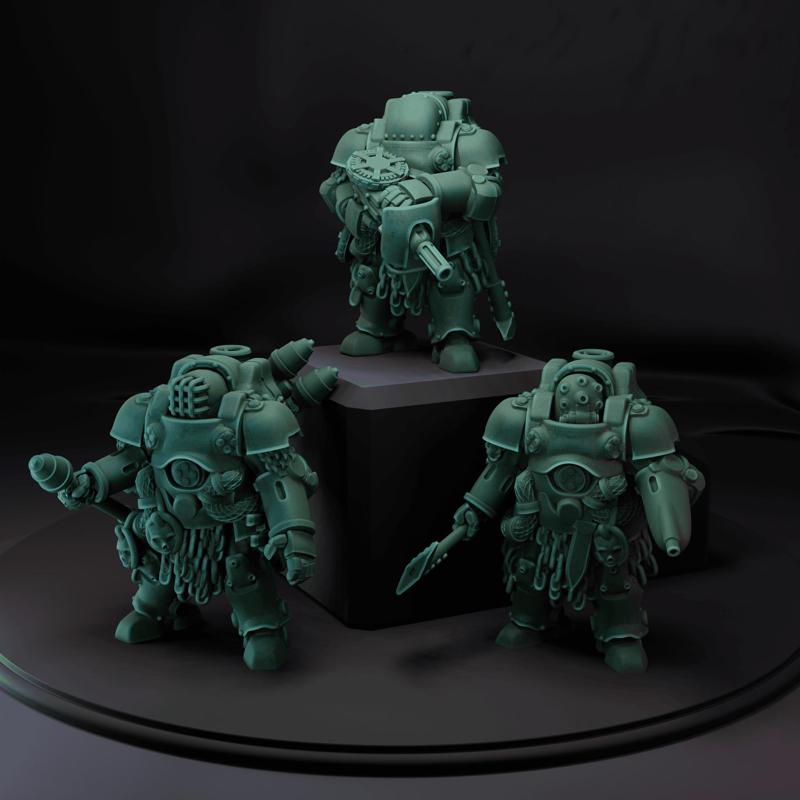 Trench crusade nautical raider power armour