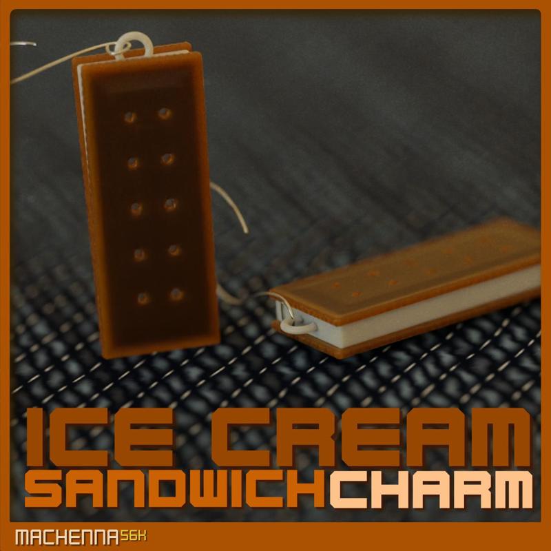 Ice Cream Sandwich Charm