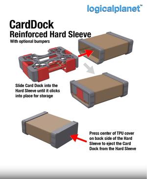 CardDock for Bridge (Double Deck) - Auto-aligning Card Deck Holder and Case