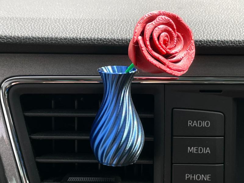 Mini Car Vase SET with Rose / Diff. Vases pots