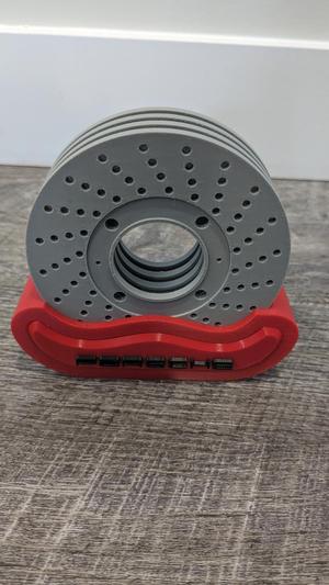 Disc Brake Coaster - Caliper Cover - PORSCHE