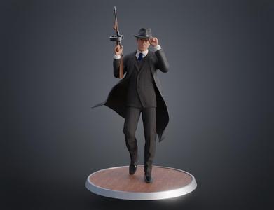 Tommy Angelo Statue - Mafia