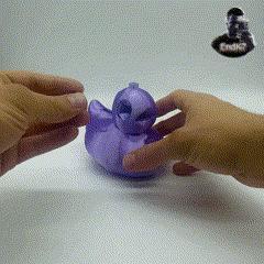 Duck Piggy Bank - No Supports - Articulated Beak - Separate Parts