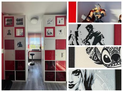 Multi-Frame for wall, Multiboard, Kallax backwall