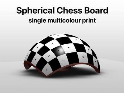 Multicolour Spherical Chess Board